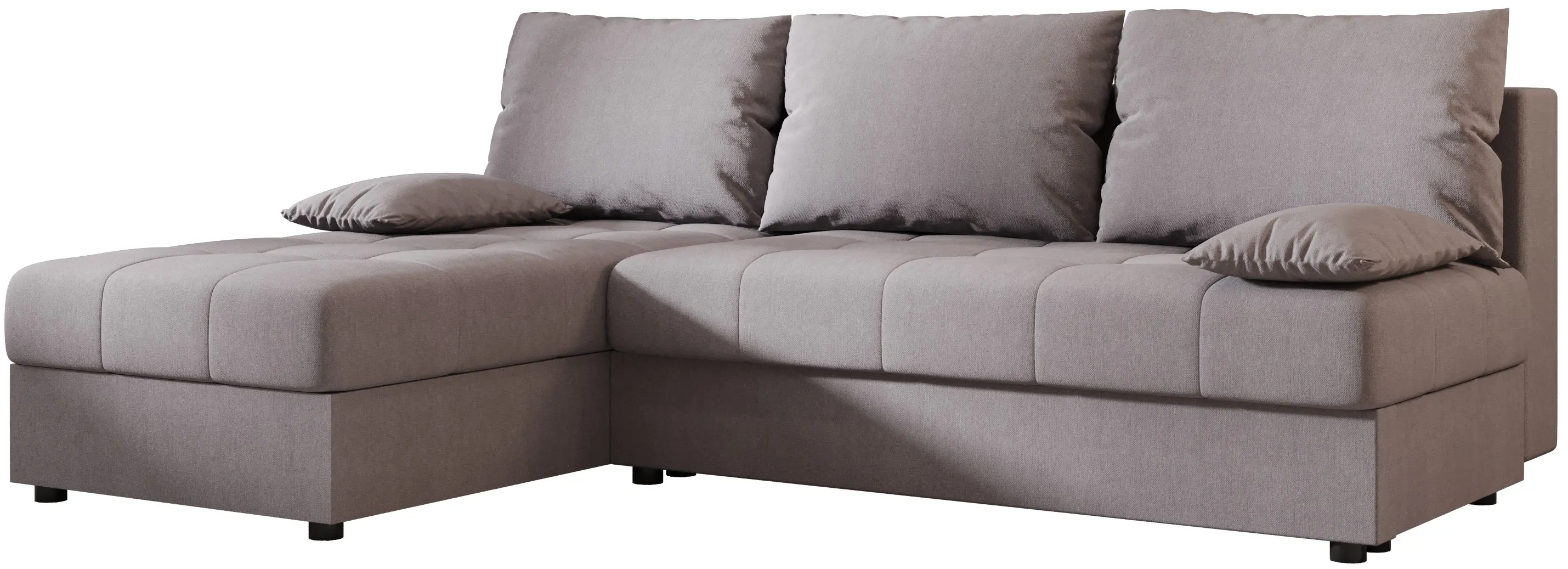 Canapea de colt Space Meble Mos L Cosmic 160 (Gray)