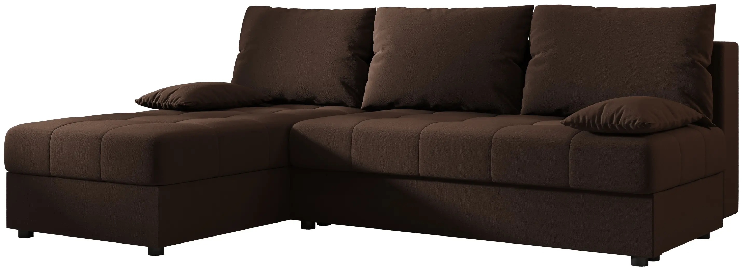 Canapea de colt Space Meble Mos L Cosmic 800 (Brown)