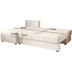 Canapea de colt Space Meble Mos L Cosmic 800 (Brown) Thumb