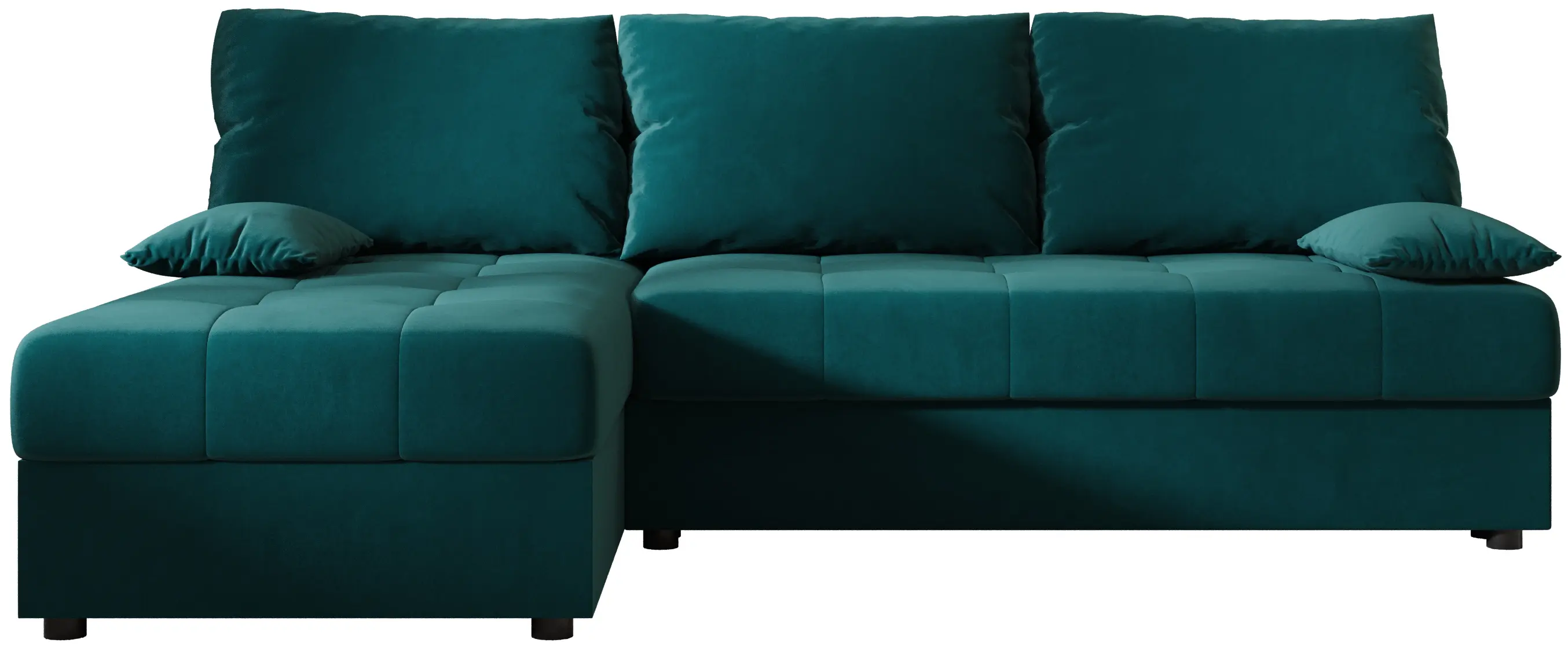 Canapea de colt Space Meble Mos L Itaka 39 (Turquoise Dark)