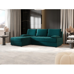 Canapea de colt Space Meble Mos L Itaka 39 (Turquoise Dark)