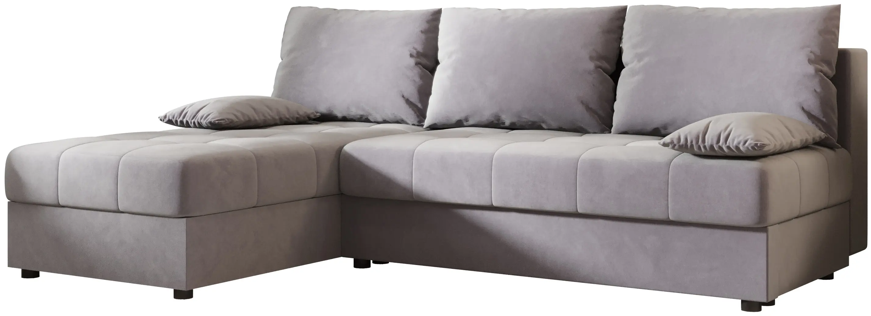 Canapea de colt Space Meble Mos L Itaka 50 (Gray Light)