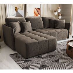 Canapea de colt Space Meble Onil Monolith 15 (Brown)