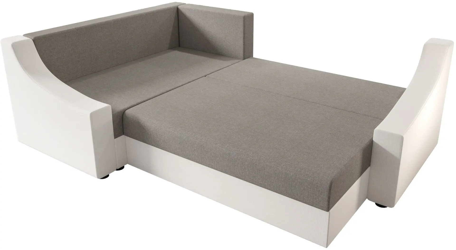 Canapea de colt Space Meble Ontario Plus Left Sawana 05/Sawana 21 (Gray Dark/Gray) - 4