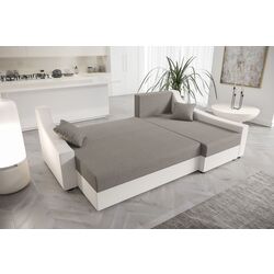 Canapea de colt Space Meble Ontario Right Sawana 05/Sawana 21 (Gray Dark/Gray) Thumb