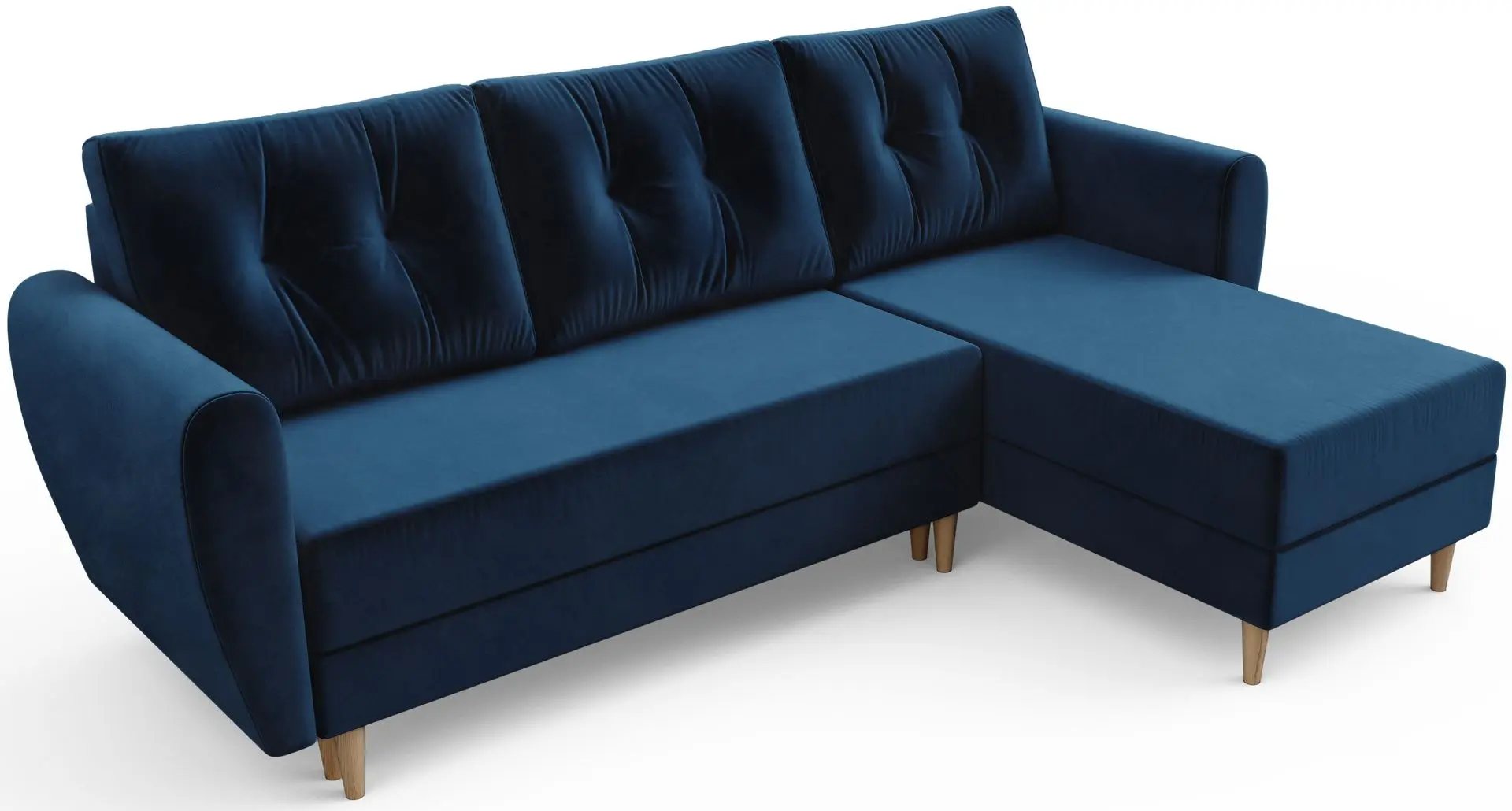 Canapea de colt Space Meble Palermo L Itaka 11 (Blue)