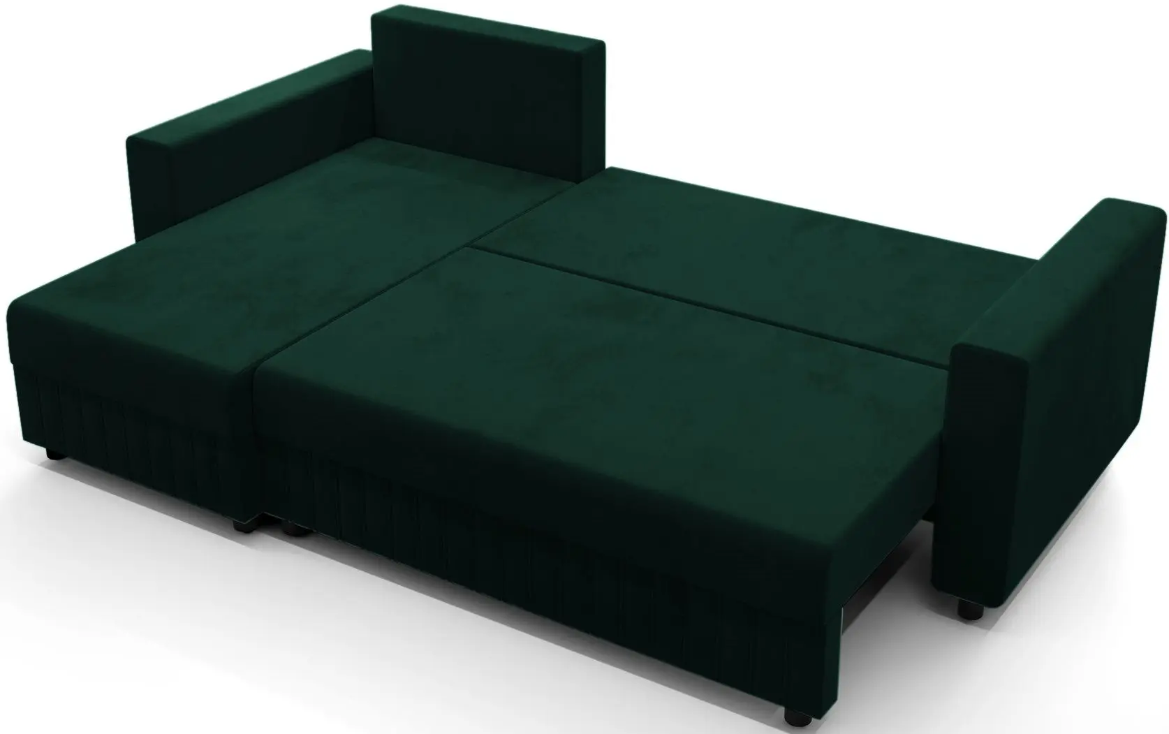 Canapea de colt Space Meble Park L Riviera 38 (Dark Green)