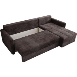 Canapea de colt Space Meble Roma L Poso 06 (Dark Brown) Thumb