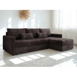 Canapea de colt Space Meble Roma L Poso 06 (Dark Brown)