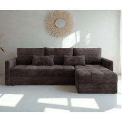 Canapea de colt Space Meble Roma L Poso 06 (Dark Brown) Thumb