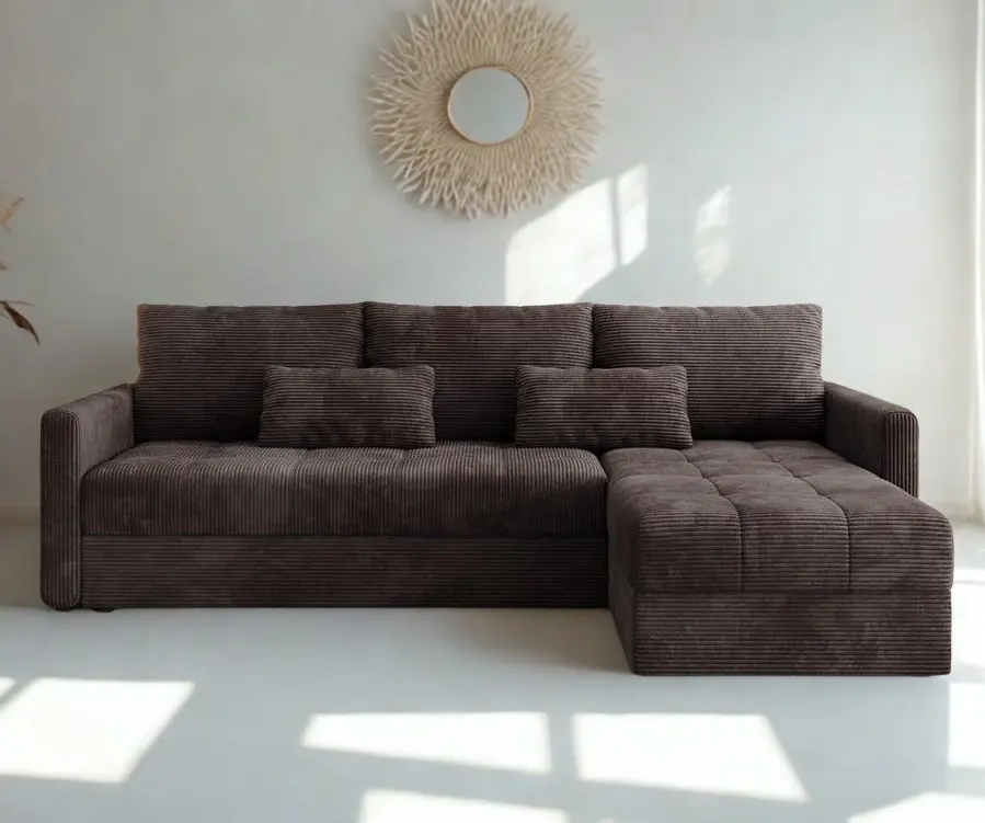 Canapea de colt Space Meble Roma L Poso 06 (Dark Brown) - 5