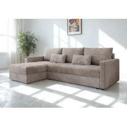 Canapea de colt Space Meble Roma L Poso 100 (Beige)