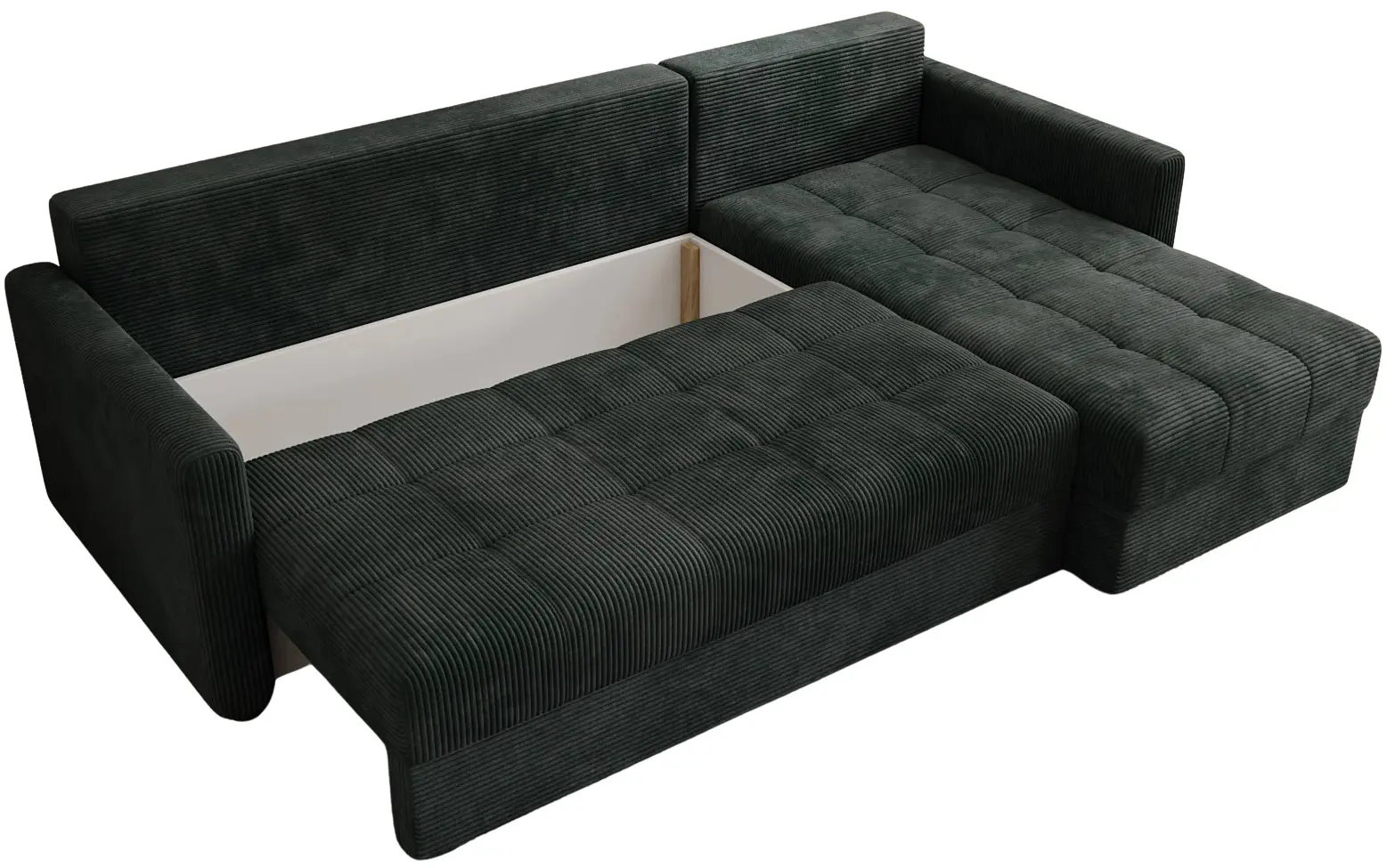 Canapea de colt Space Meble Roma L Poso 14 (Dark Green) - 2