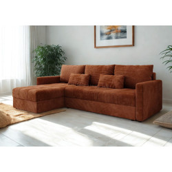 Canapea de colt Space Meble Roma L Poso 40 (Orange)