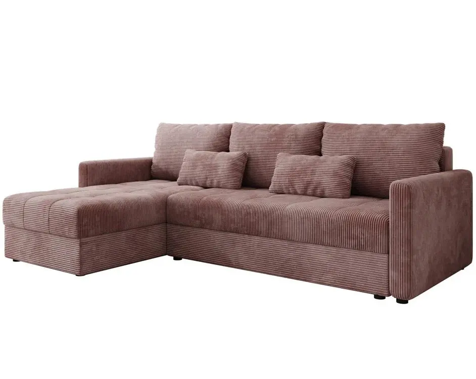 Canapea de colt Space Meble Roma L Poso 52 (Pink) - 2