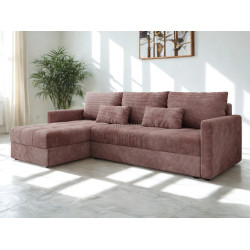 Canapea de colt Space Meble Roma L Poso 52 (Pink)