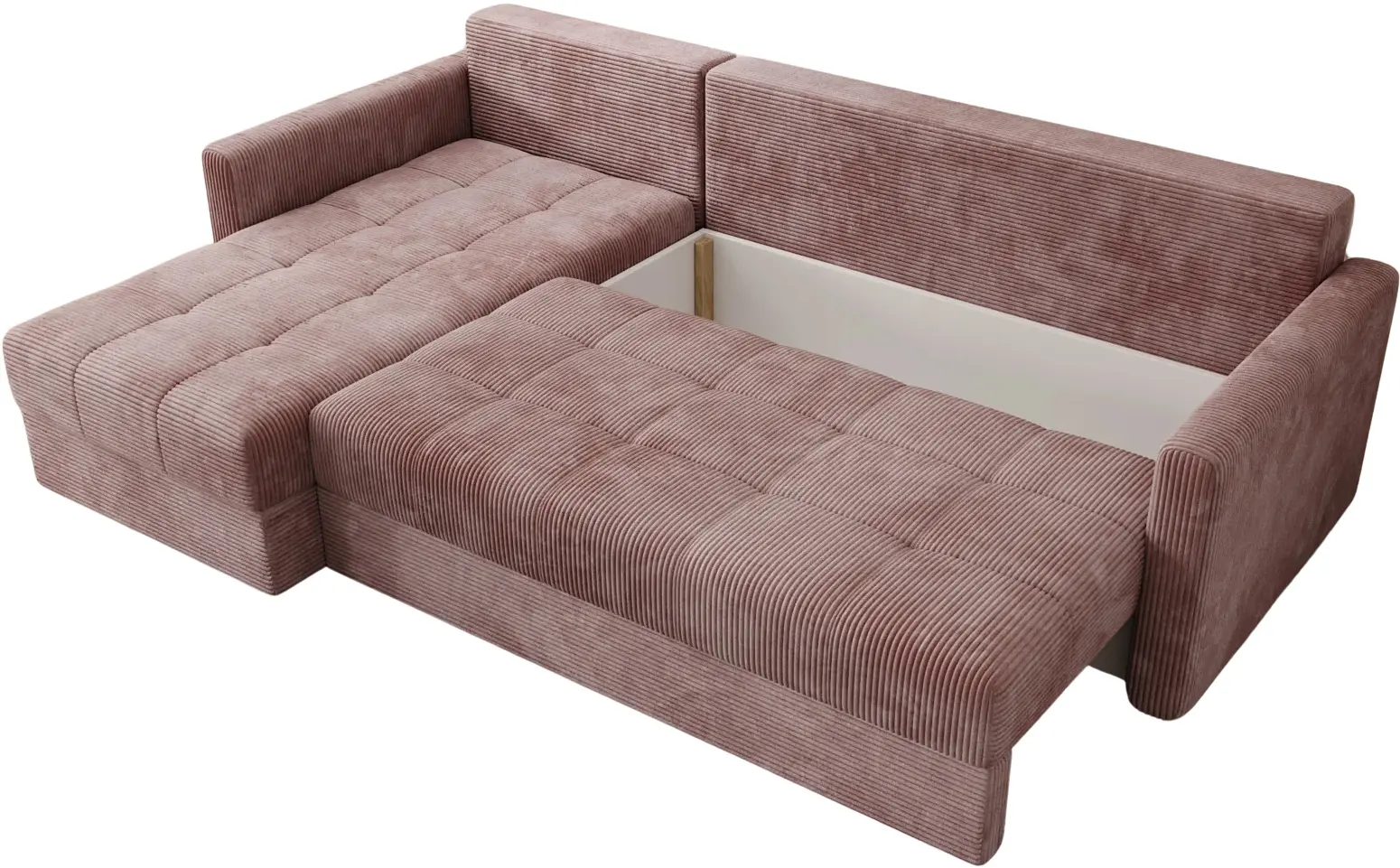 Canapea de colt Space Meble Roma L Poso 52 (Pink) - 4