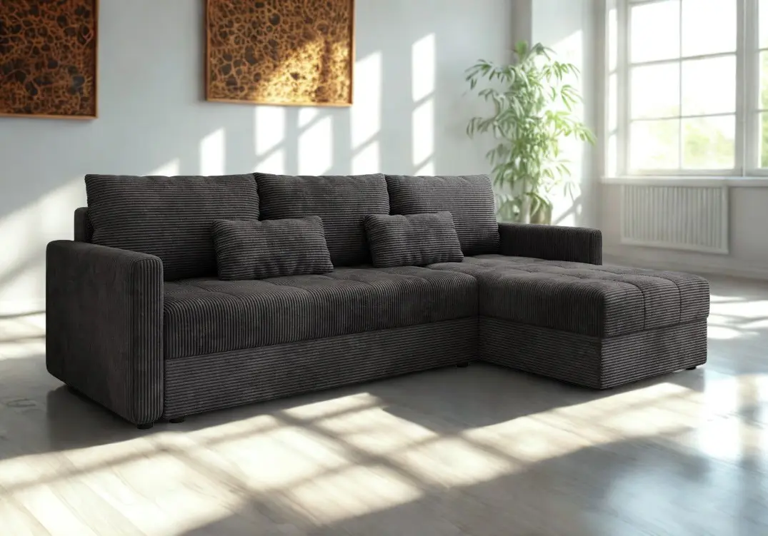 Диван угловой Space Meble Roma L Poso 60 (Dark Grey) - 5