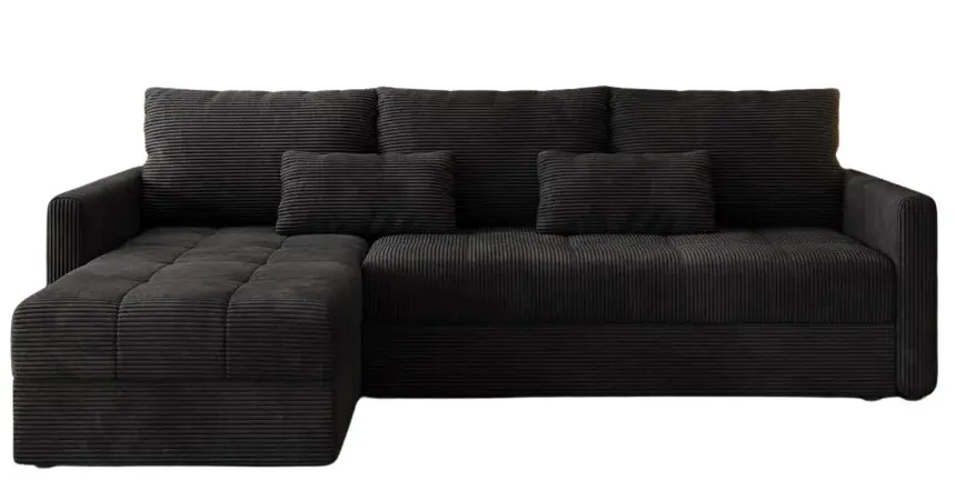 Canapea de colt Space Meble Roma L Zoom 23 (Black) - 2