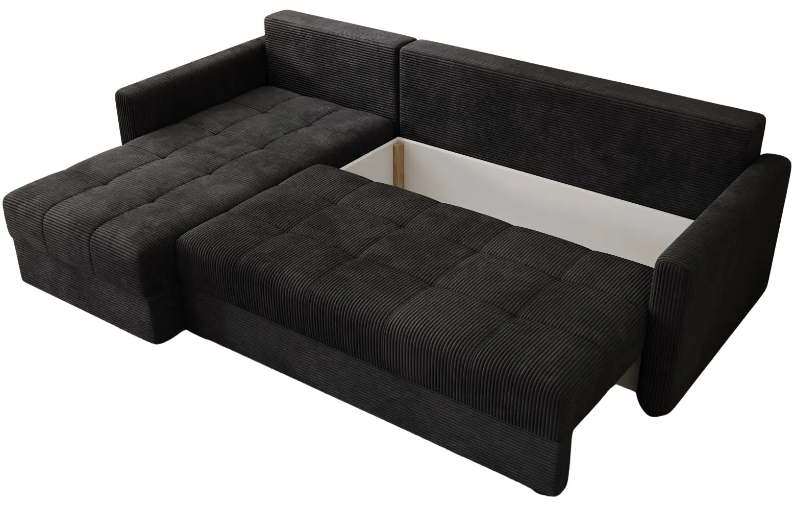 Canapea de colt Space Meble Roma L Zoom 23 (Black) - 3