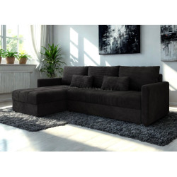 Canapea de colt Space Meble Roma L Zoom 23 (Black)