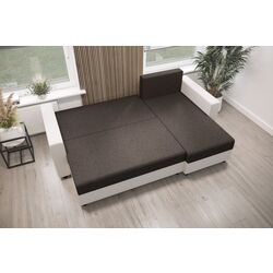 Canapea de colt Space Meble Star Bis Sawana 14/Sawana 21 (Black/Gray) Thumb