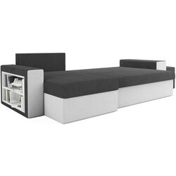 Диван угловой Space Meble Vegas Mikrofaza 27/Mikrofaza 31 (Gray/White) Thumb