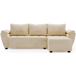 Диван угловой Space Meble Zeus L Bis Monolith 02 (Light Beige) Thumb