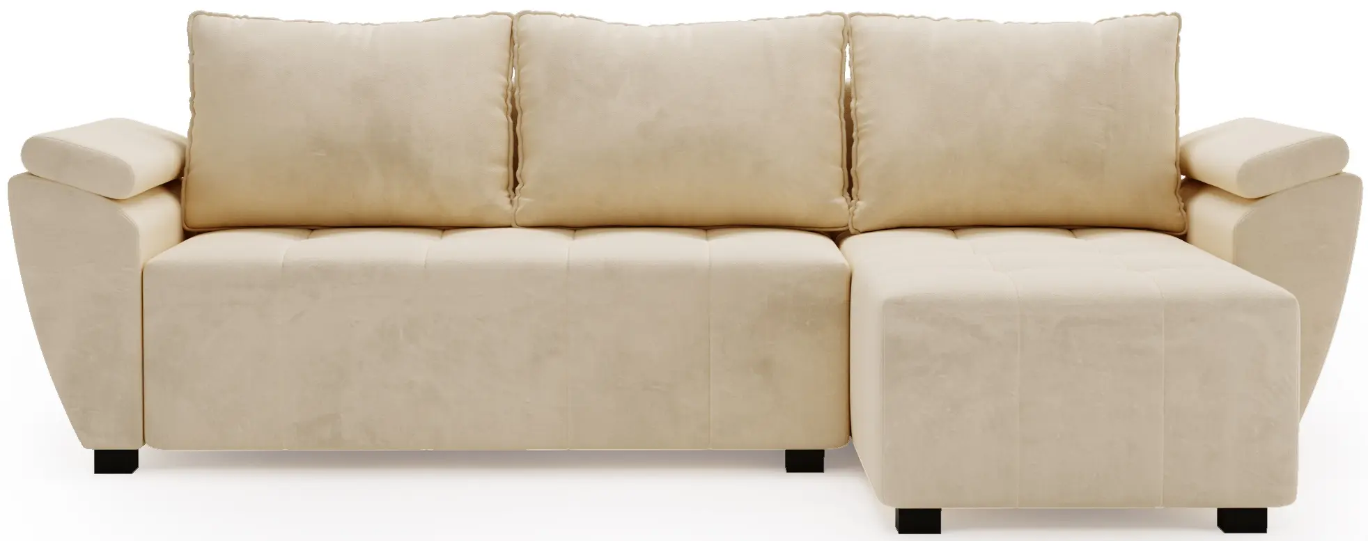 Диван угловой Space Meble Zeus L Bis Monolith 02 (Light Beige)