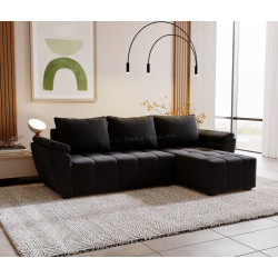 Диван угловой Space Meble Zeus L Bis Monolith 97 (Dark Graphite)