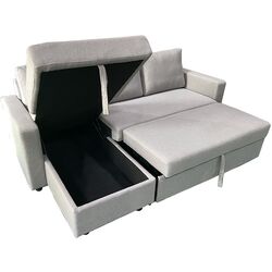 Canapea de colt Studio Casa Confort Smart Living Set B (Dark Gray) Thumb