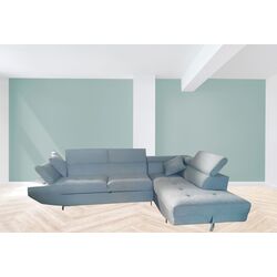 Canapea de colt Studio Casa Pek Gusto Right (Grey-Blue)