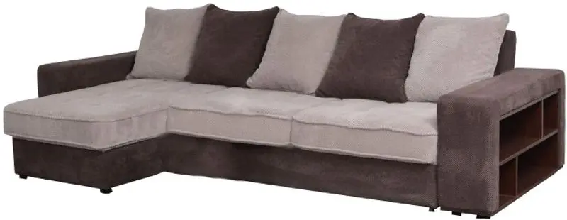 Canapea de colt Studio Casa Smart Living Atena (Beige/Brown)