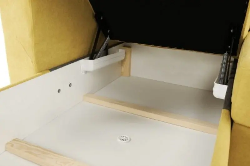 Canapea in forma de U extensibila Tempo Kondela Marieta U Right (Yellow)