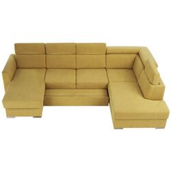 Canapea in forma de U extensibila Tempo Kondela Marieta U Right (Yellow) Thumb