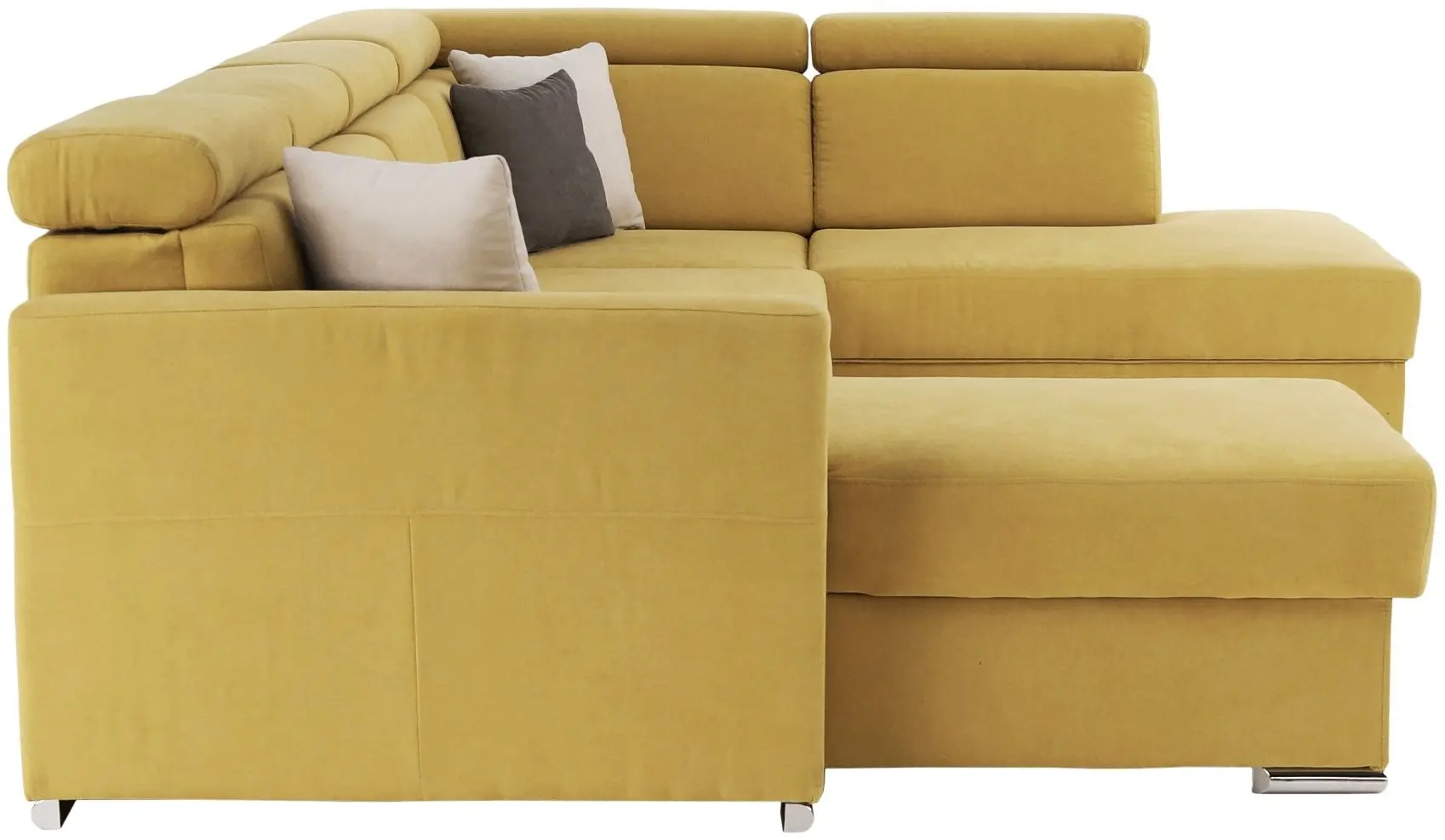 Canapea in forma de U extensibila Tempo Kondela Marieta U Right (Yellow)