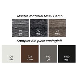 Canapea in forma de U extensibila Tempo Kondela Toniks U Uni (Gray/White) Thumb