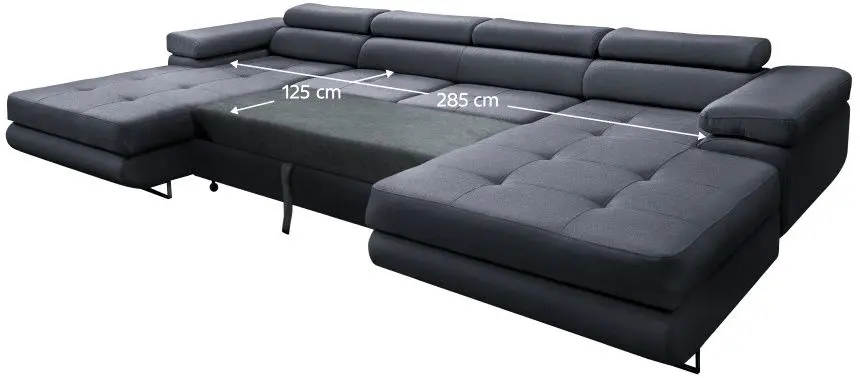 Canapea in forma de U Tempo Kondela Amareta U (Gray)