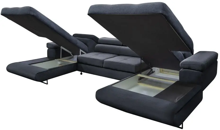 Canapea in forma de U Tempo Kondela Amareta U (Gray)