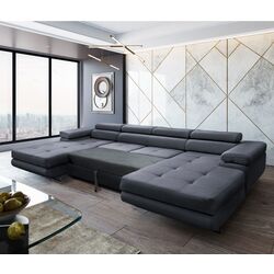 Canapea in forma de U Tempo Kondela Amareta U (Gray) Thumb