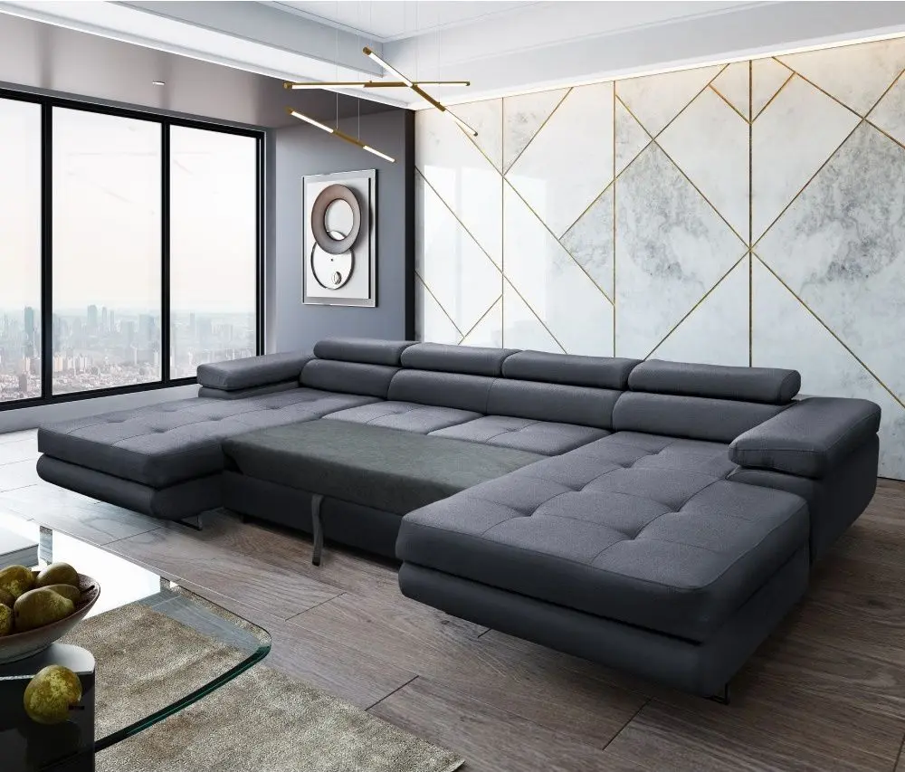 Canapea in forma de U Tempo Kondela Amareta U (Gray)