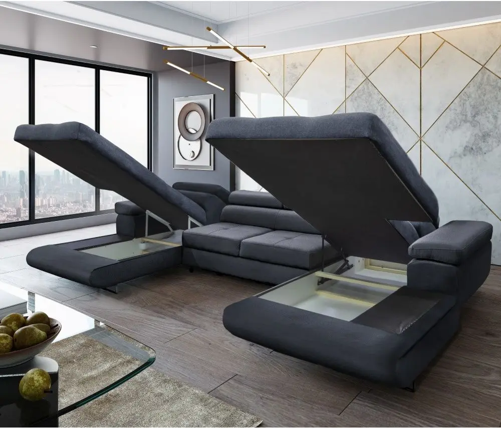 Canapea in forma de U Tempo Kondela Amareta U (Gray)