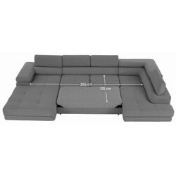 Canapea in forma de U Tempo Kondela Amareto U Right Toronto 14 (Gray) Thumb