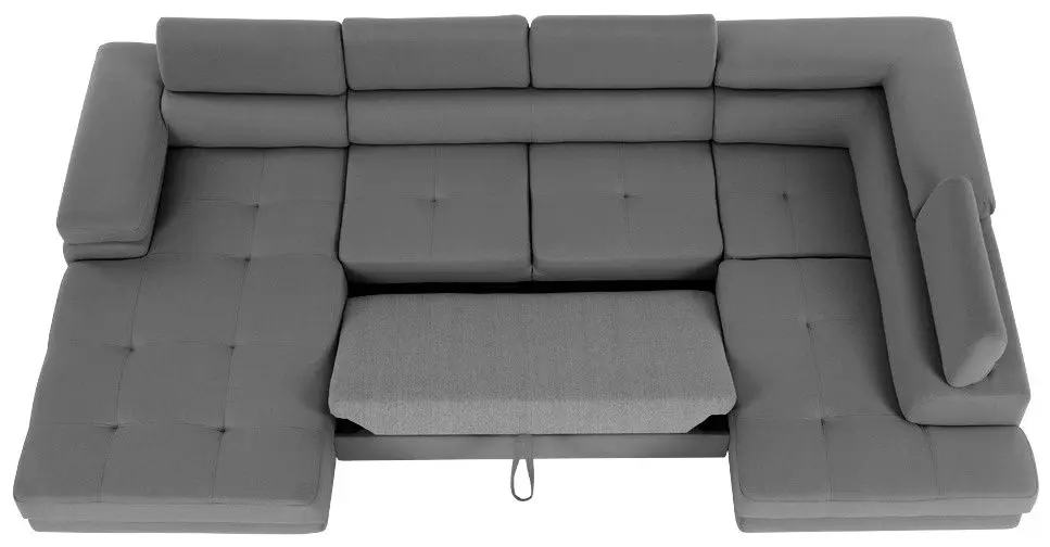 Canapea in forma de U Tempo Kondela Amareto U Right Toronto 14 (Gray) - 7