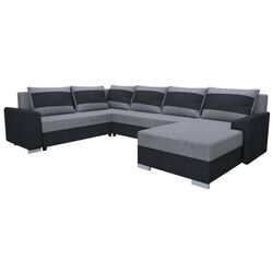 Canapea in forma de U Tempo Kondela Andres (Dark Grey/Grey) Thumb