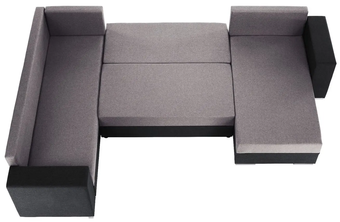Canapea in forma de U Tempo Kondela Belen (Dark Grey/Grey) - 4