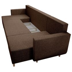 Canapea in forma de U Tempo Kondela Beny U (Brown) Thumb