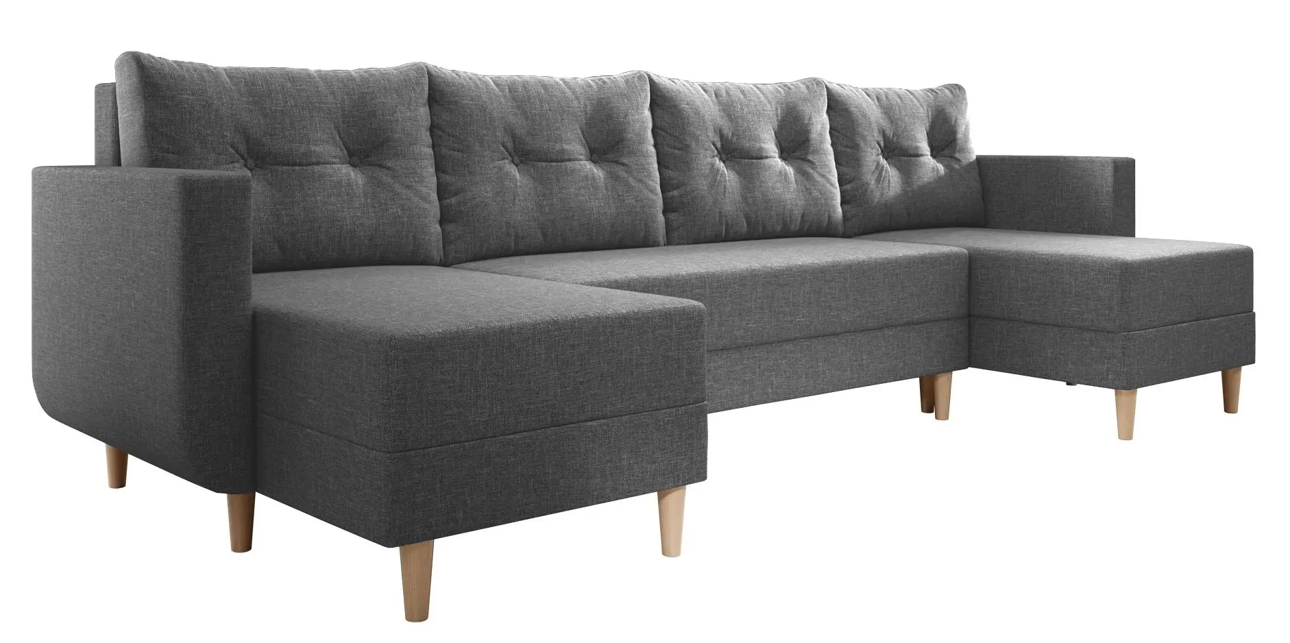 Canapea in forma de U Tempo Kondela Beny U (Gray) - 2
