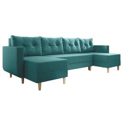Canapea in forma de U Tempo Kondela Beny U (Turquoise) Thumb