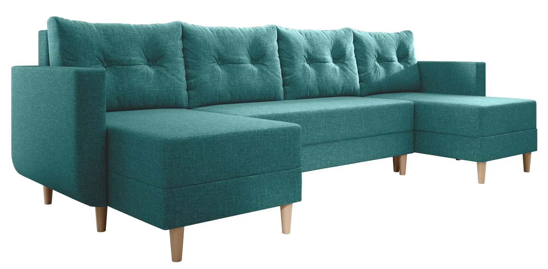 Canapea in forma de U Tempo Kondela Beny U (Turquoise) - 2